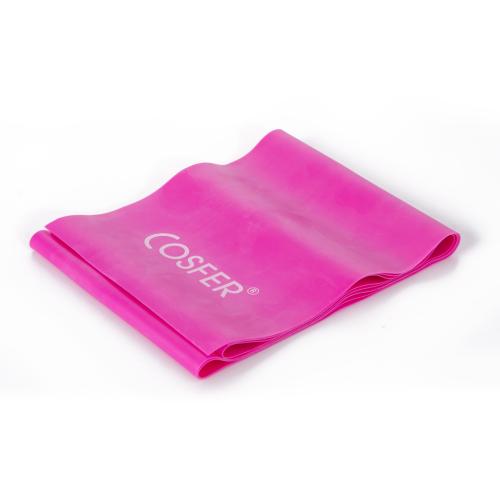 Cosfer Pilates Lastiği Tüplü 150X15 Kalın Pembe